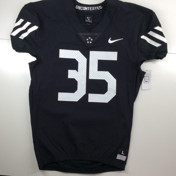 Nike Vapor Pro Hazard #35 Football Jersey Men's Large Black 908635- Price Firm